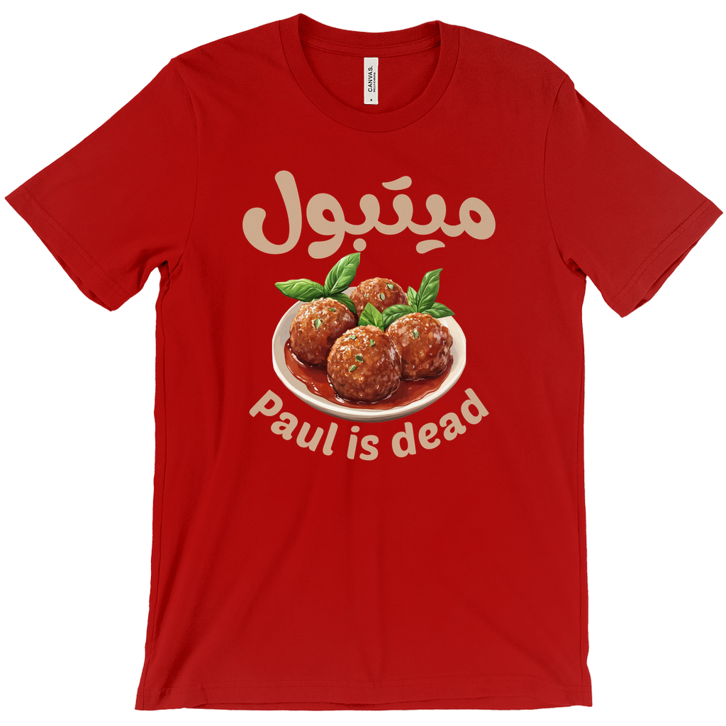 Meatball Madness - Arabic Lost in Translation Bella & Canva T-Shirts