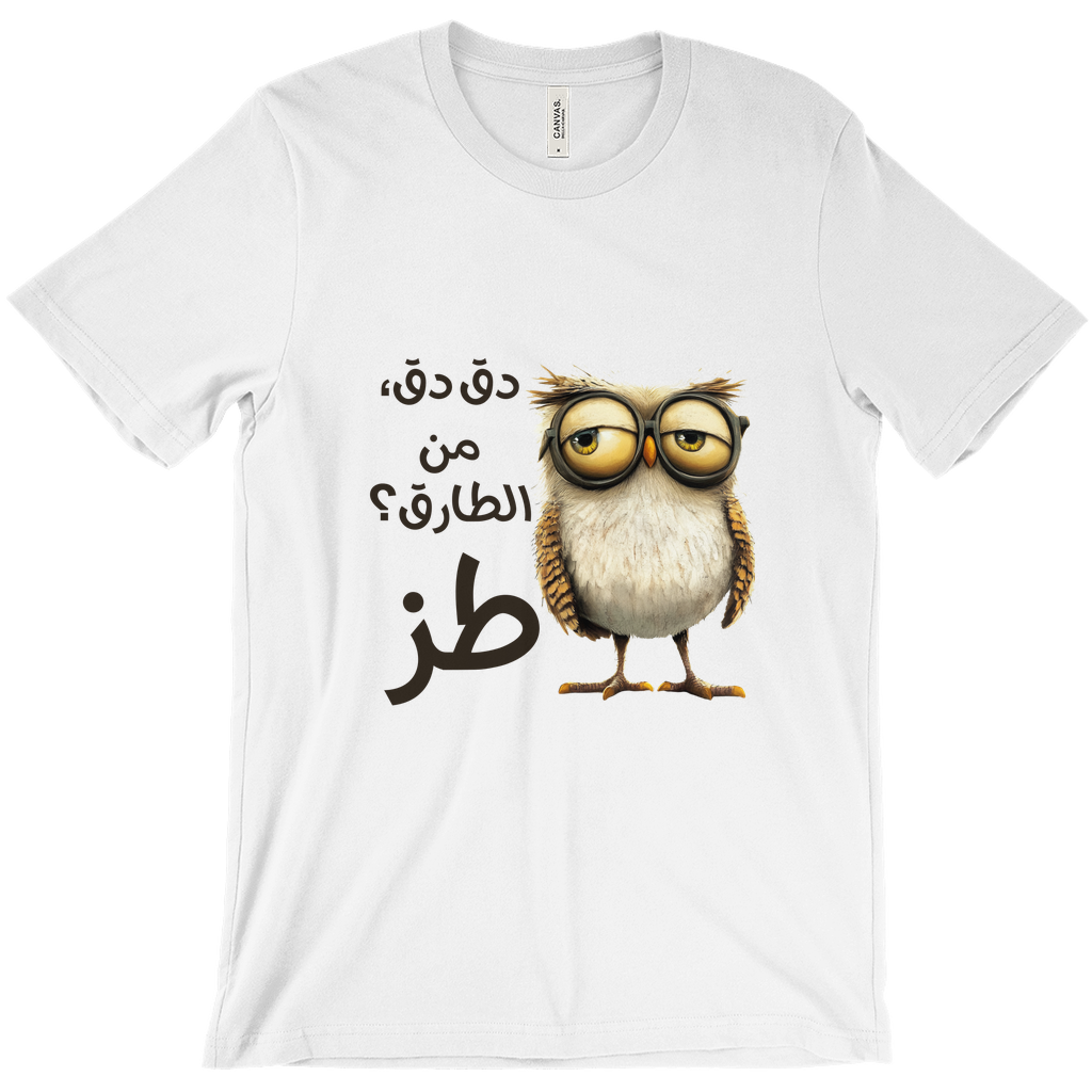 Knock Knock Who's There? TOZ: Sarcastic Owl Vibes Bella & Canva T-Shirts