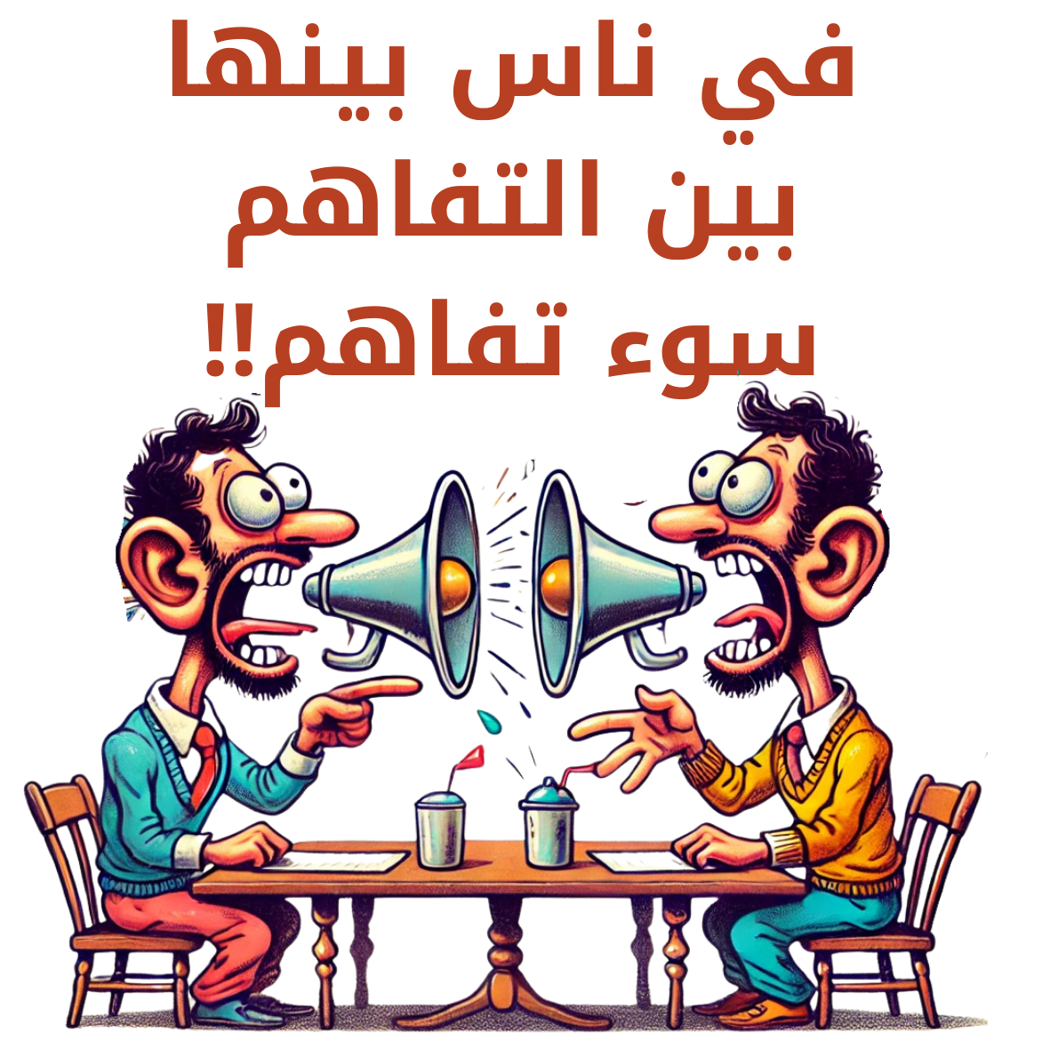 Miscommunication Masters Sticker Arabic Meme Sticker