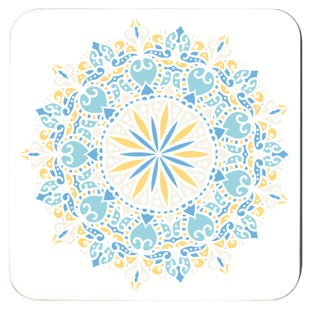 Mandala Pastel Colors Coasters - Arabic Vibes by Rolla