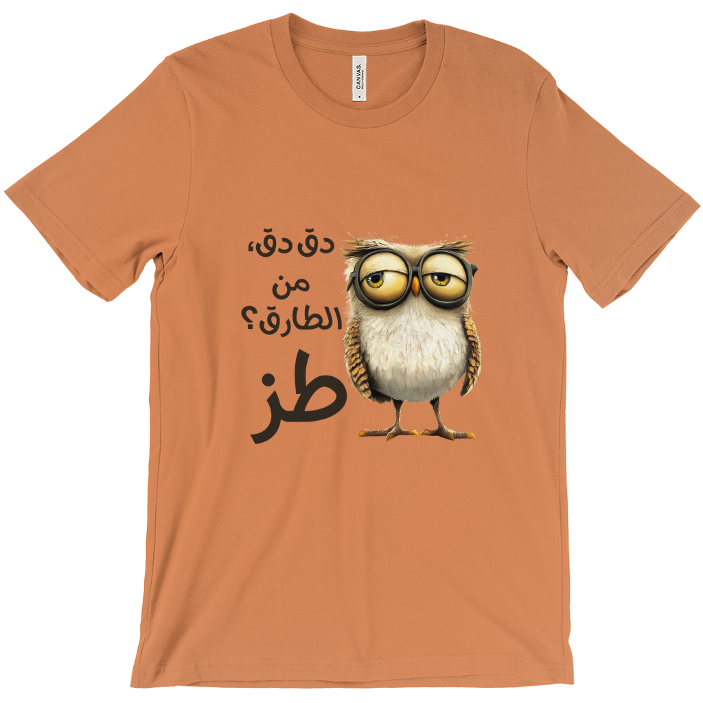 Knock Knock Who's There? TOZ: Sarcastic Owl Vibes Bella & Canva T-Shirts