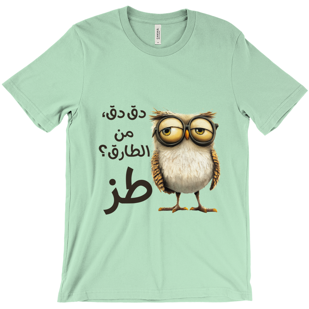 Knock Knock Who's There? TOZ: Sarcastic Owl Vibes Bella & Canva T-Shirts