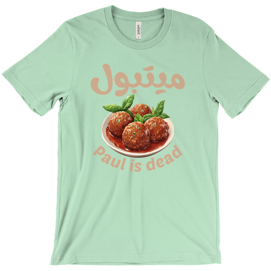 Meatball Madness - Arabic Lost in Translation Bella & Canva T-Shirts