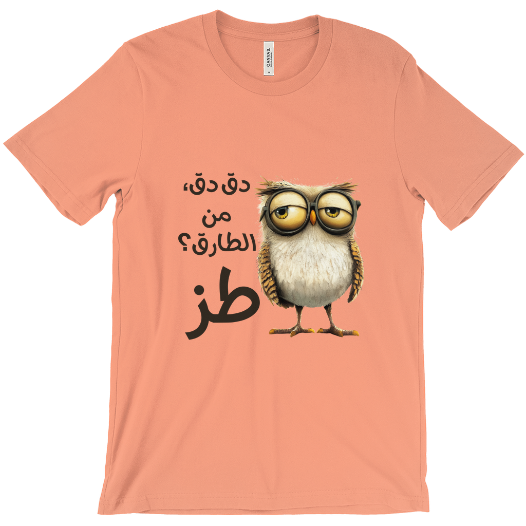 Knock Knock Who's There? TOZ: Sarcastic Owl Vibes Bella & Canva T-Shirts