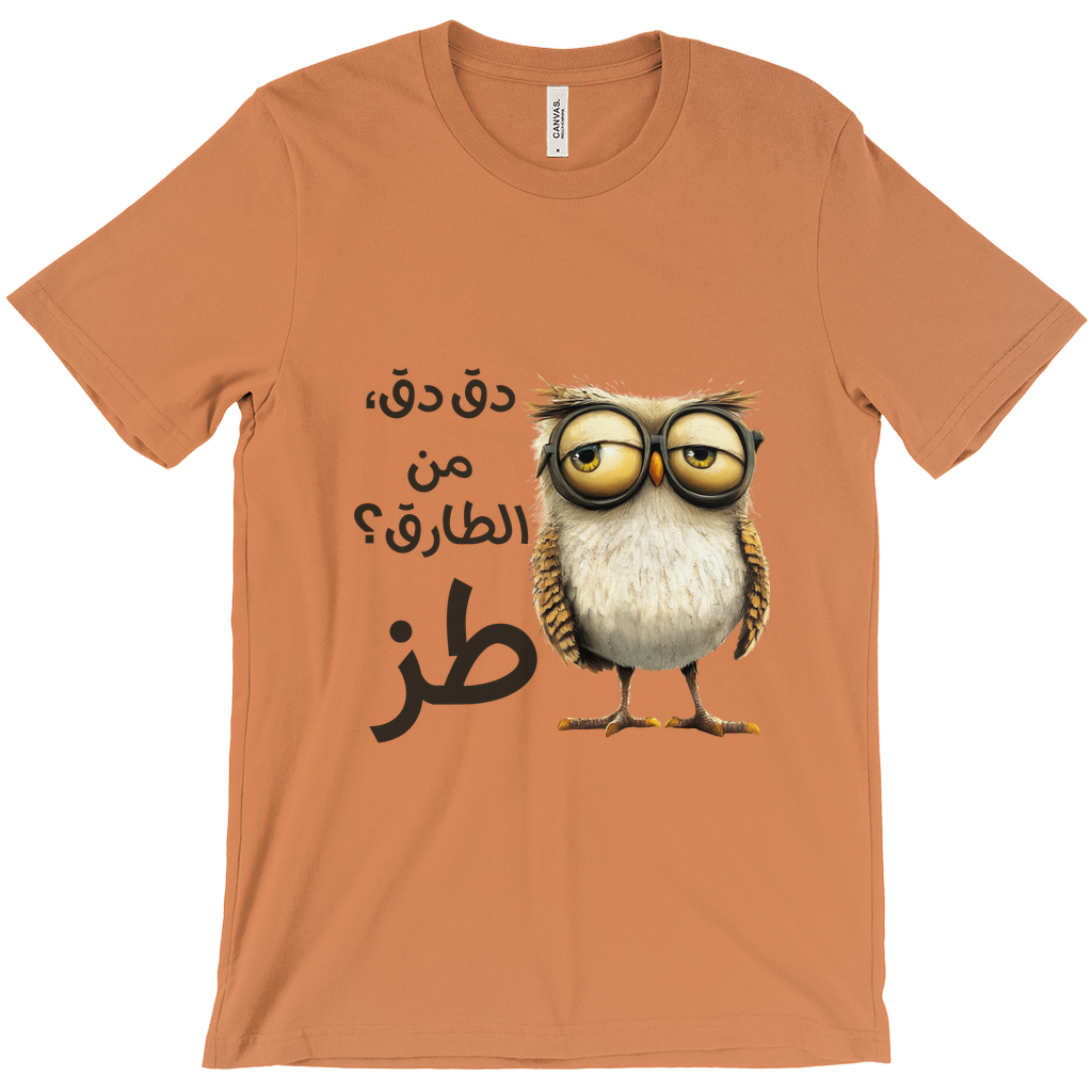 Knock Knock Who's There? TOZ: Sarcastic Owl Vibes Bella & Canva T-Shirts