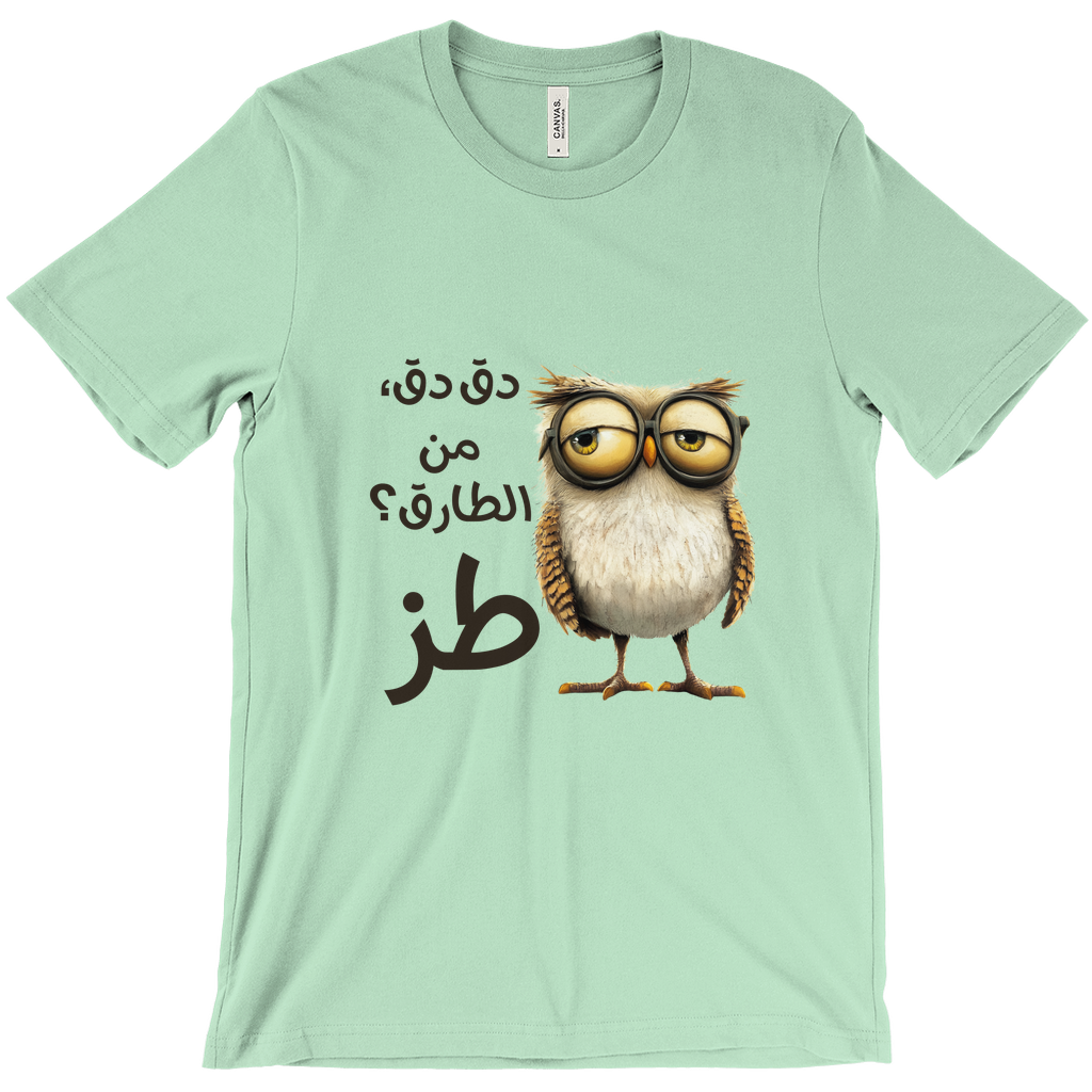 Knock Knock Who's There? TOZ: Sarcastic Owl Vibes Bella & Canva T-Shirts