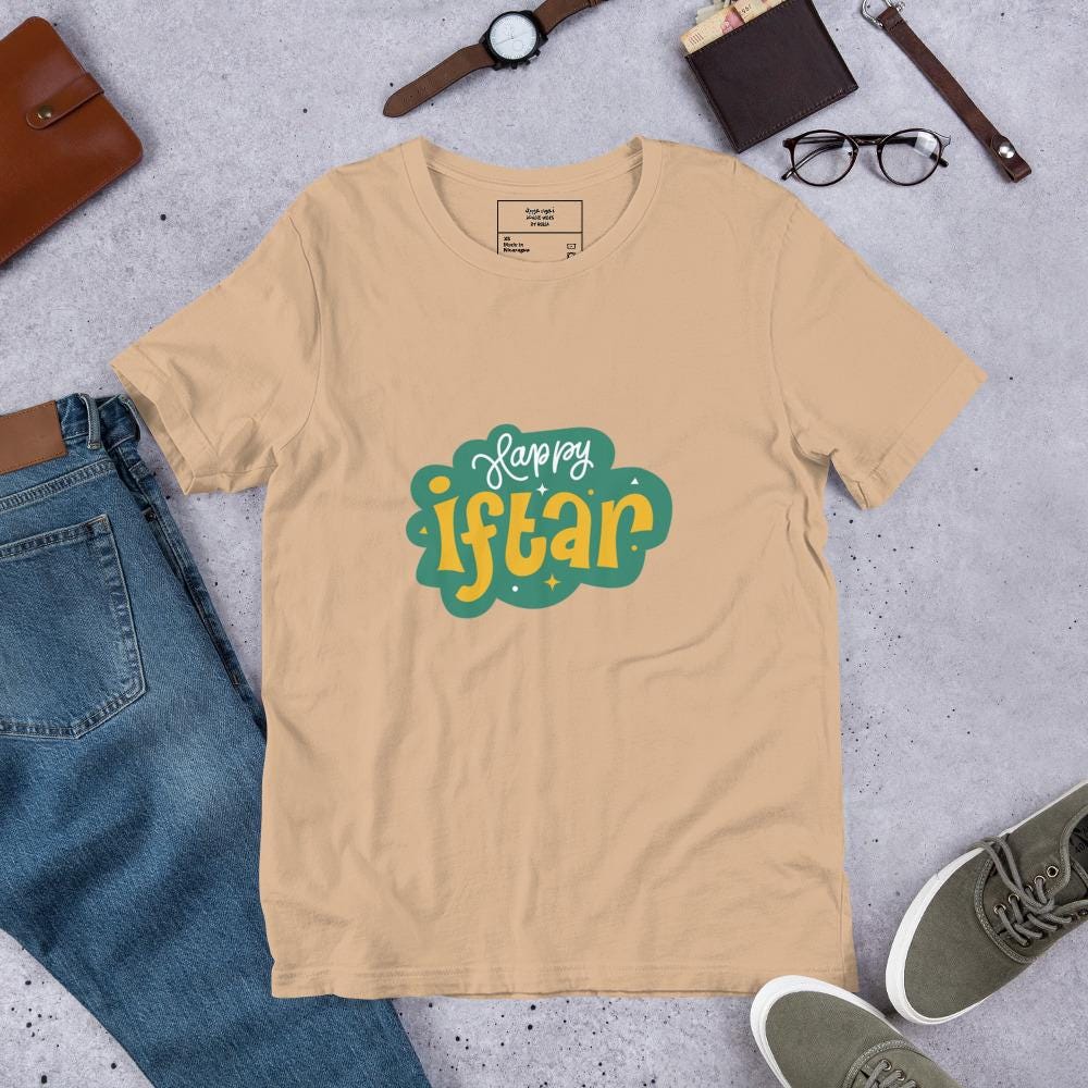 Happy Iftar Celebration Design | Unisex t-shirt - Arabic Vibes by Rolla