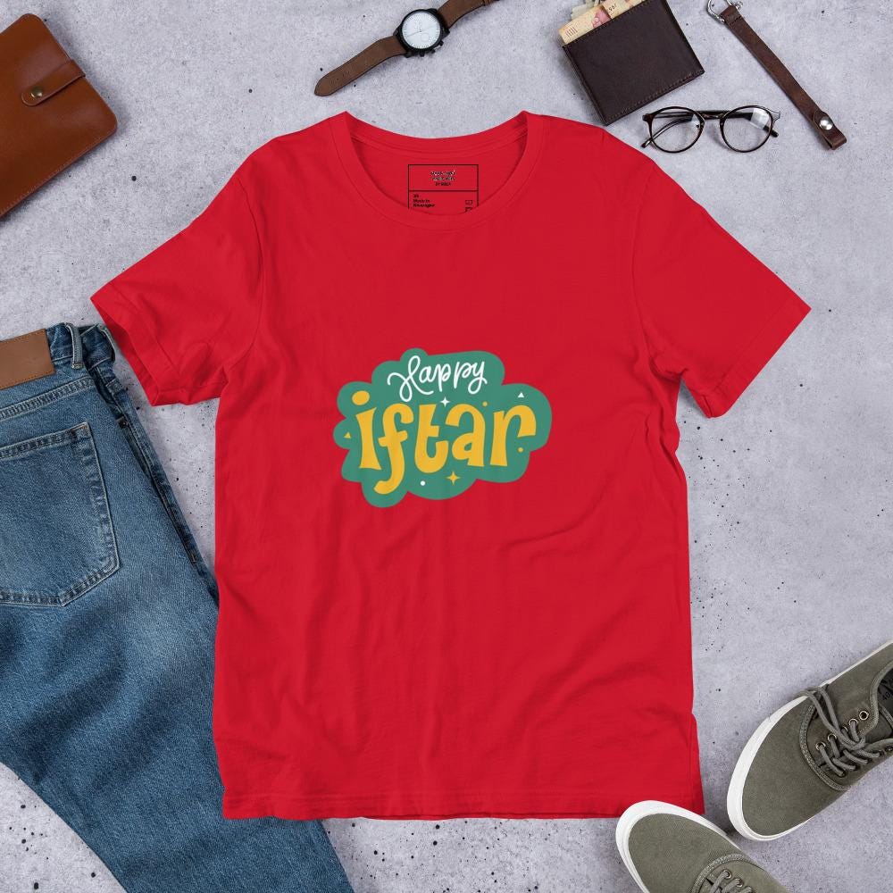 Happy Iftar Celebration Design | Unisex t-shirt - Arabic Vibes by Rolla