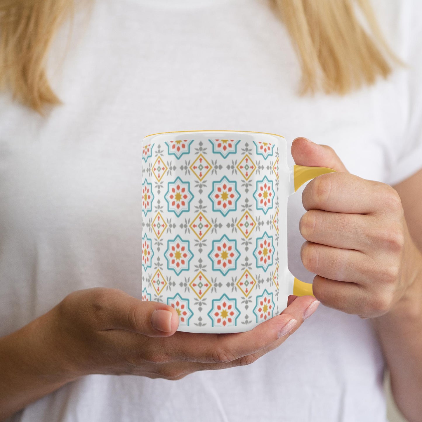 Infinite Beauty Islamic Patterns Accent Mugs