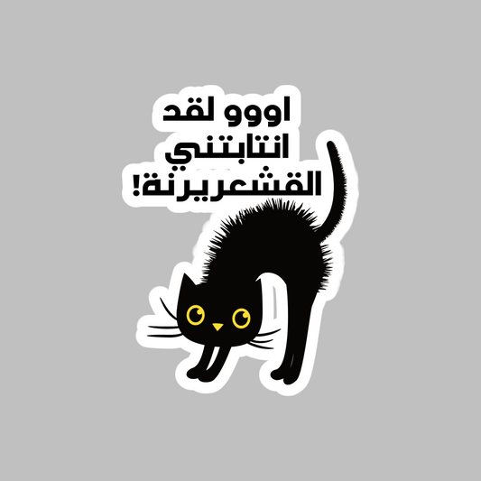 Ooooh, I got chills! Funny Arabic Egyptian Movie Meme (Ahmed Mekky) Sticker